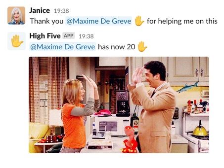 Slack High Five